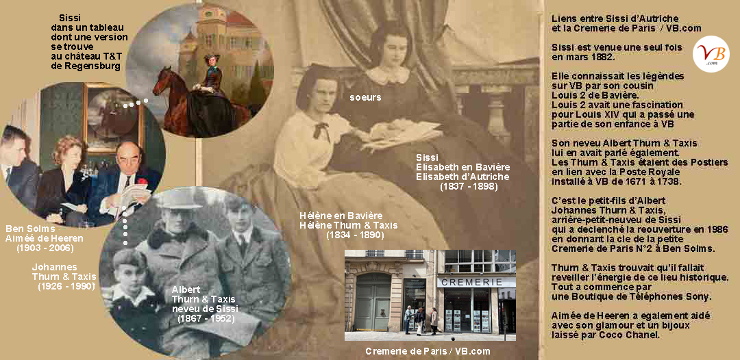 Sissi of Autria and Cremerie de Paris